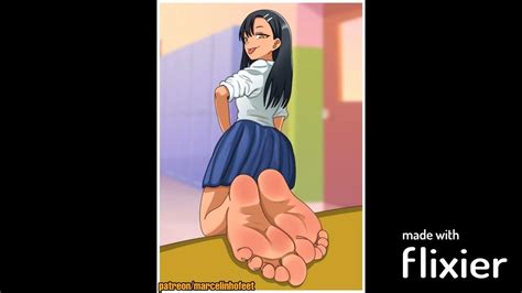 Nagatoro Footjob + Self Worship